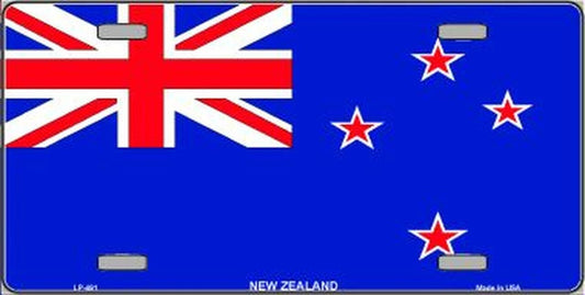 NEW ZEALAND Flag Metal License Plate Sign Novelty Vanity New Zealanders Craft Supply
