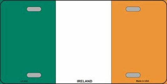 IRELAND Flag Metal License Plate Sign Novelty Vanity Irish