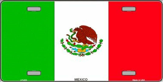 MEXICO Flag Metal License Plate Sign Novelty Vanity Mexican