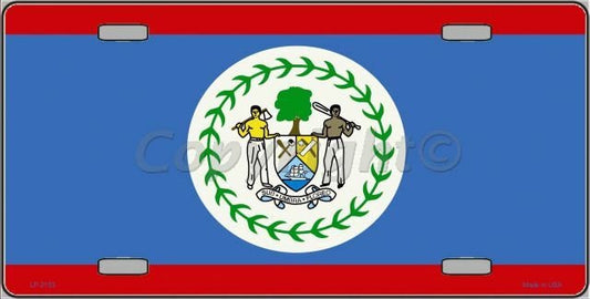 BELIZE Flag Metal License Plate Sign Novelty Vanity Barbadian Craft Supply