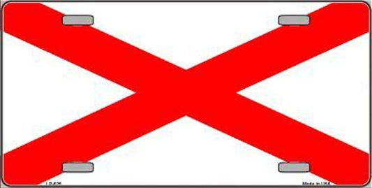 ALABAMA State Flag Metal License Plate Sign Novelty Vanity