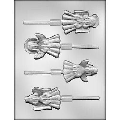 ANGEL Sucker Chocolate Candy Mold -- Christmas Holiday Christian Heaven Lolly Lollipop Bible School Baptism