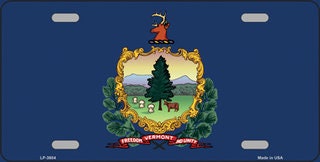 VERMONT State Flag Metal License Plate Sign Novelty Vanity