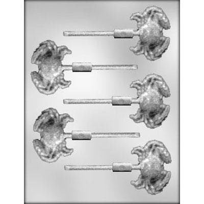 CRAB Sucker Chocolate Candy Mold -- Crawfish Ocean Sea Animal Fish Lolly Lollipop Craft Supply