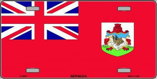 BERMUDA Flag Metal License Plate Sign Novelty Vanity Bermudian