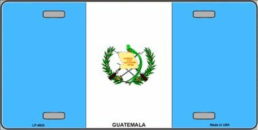 GUATEMALA Flag Metal License Plate Sign Novelty Vanity Guatemalan Guatemalans Craft Supply
