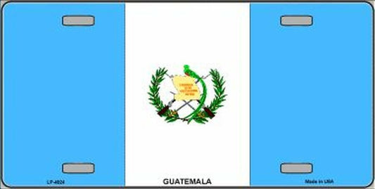 GUATEMALA Flag Metal License Plate Sign Novelty Vanity Guatemalan Guatemalans Craft Supply