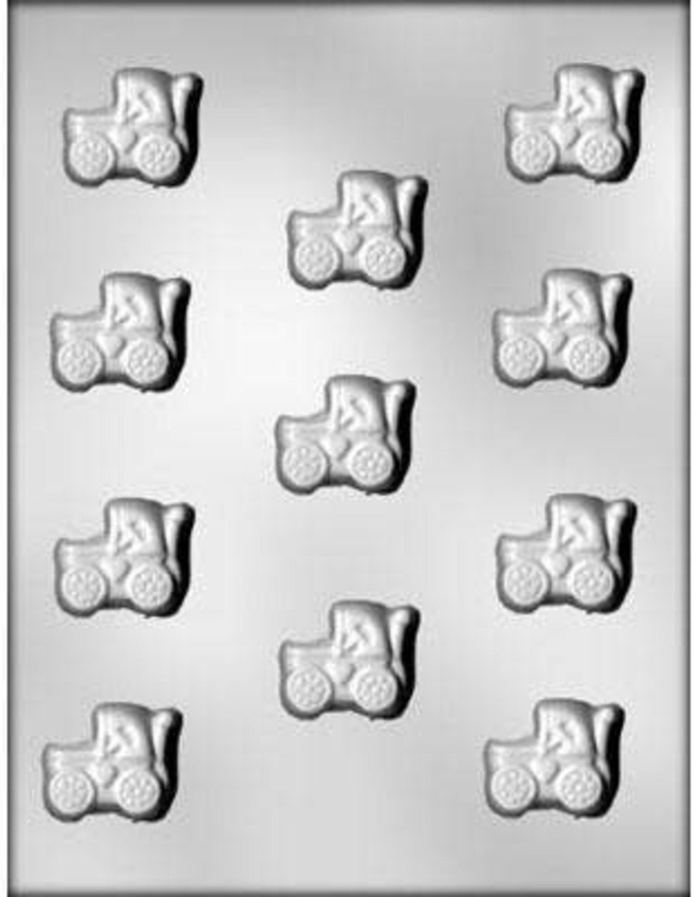 BABY BUGGY Chocolate Candy Mold -- Bite Size Baby Carriage Baby Shower Gender Reveal Party Boy Girl Craft Supply