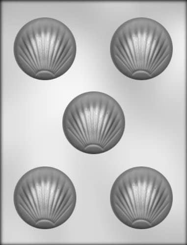 SEA SHELL Chocolate Candy Mold -- Clam Oyster Sea Ocean Seashell Aquatic Craft Supply