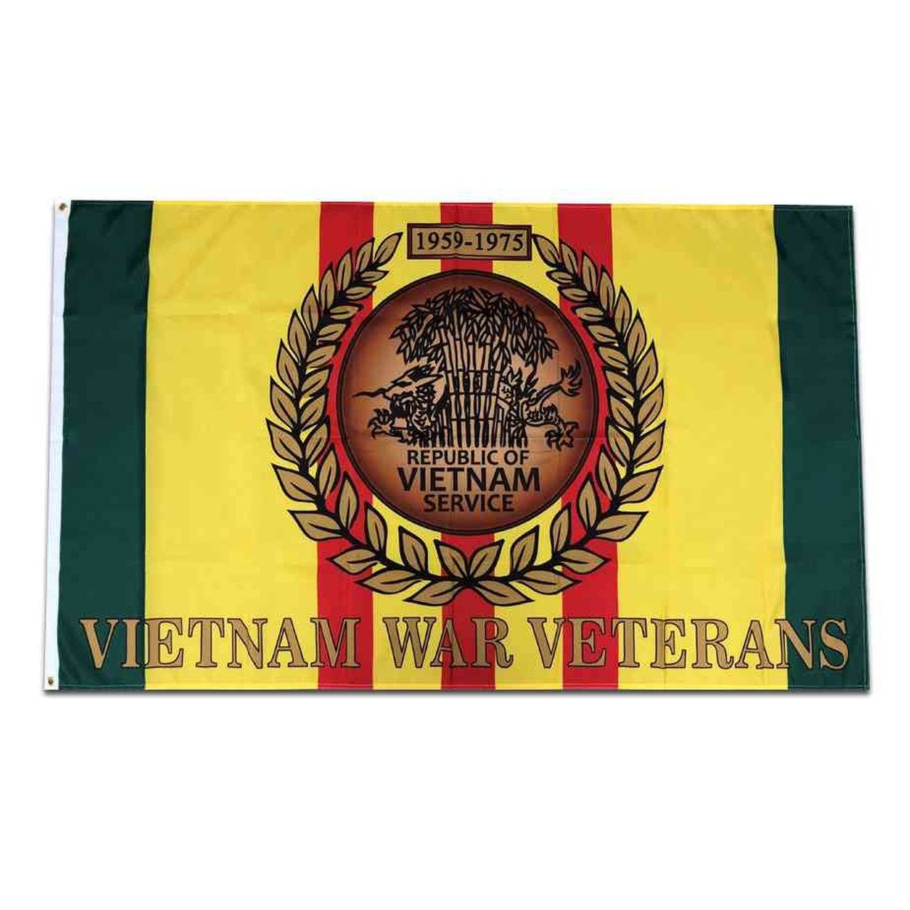 Vietnam War Veterans 3x5 Polyester Flag - 3'x5' United States Military Vietnam War Service Vet Veteran Flag Craft Supply