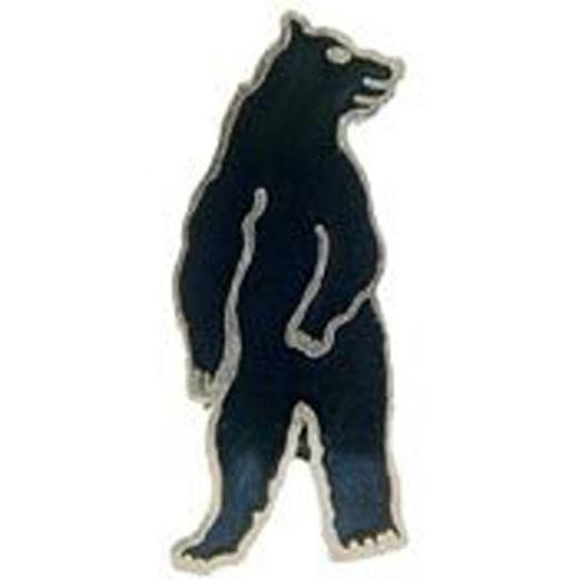 BLACK GRIZZLY BEAR Lapel Pin - American Black Bear Enamel Pin for Backpack Tie Shirt Trading Button Pinback Craft Supply
