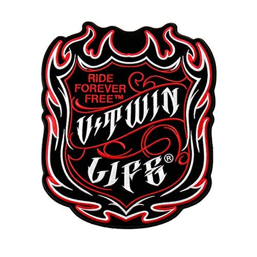 RIDE FOREVER Patch - Hot Streak Biker Motorcycle Embroidered Patch Appliqué Craft Supply