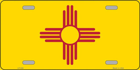 NEW MEXICO State Flag Metal License Plate Sign Novelty Vanity Craft Supply