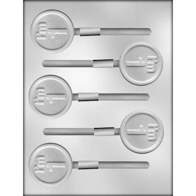 I'M 1 ROUND Sucker Chocolate Candy Mold -- Birthday Party ONE Year Old Lolly Lollipop Craft Supply