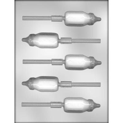 BABY BOTTLE Sucker Chocolate Candy Mold -- Baby Bottle Pacifier Shower Rattle Lolly Lollipop