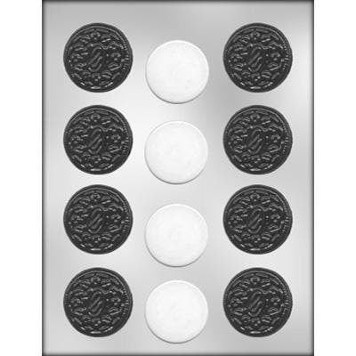 SANDWICH COOKIE Chocolate Candy Mold -- Cookies Sandwich Cookie Filling