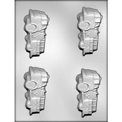 FIRE TRUCK Chocolate Candy Mold -- Fire Department Firefighter Firetruck Firefighter Dept.