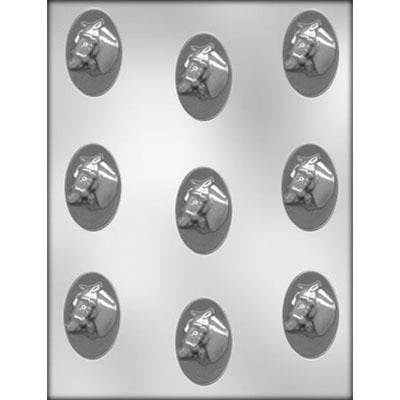 HORSE HEAD Chocolate Candy Mold -- Horse Head Mint Oval Farm Riding Craft Supply