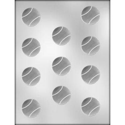 TENNIS BALL Chocolate Candy Mold -- Tennis Ball Racket Team Player Sport