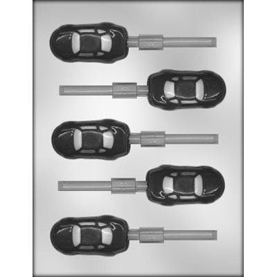 STOCK CAR Sucker Chocolate Candy Mold -- Drag Racing Racecar Motorsport Stock Car Sports Lolly Lollipop Craft Supply