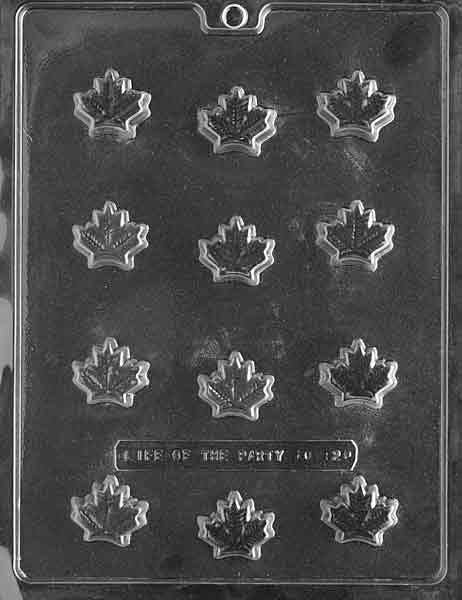 MAPLE LEAF Chocolate Candy Mold - Leaves Craft Supply