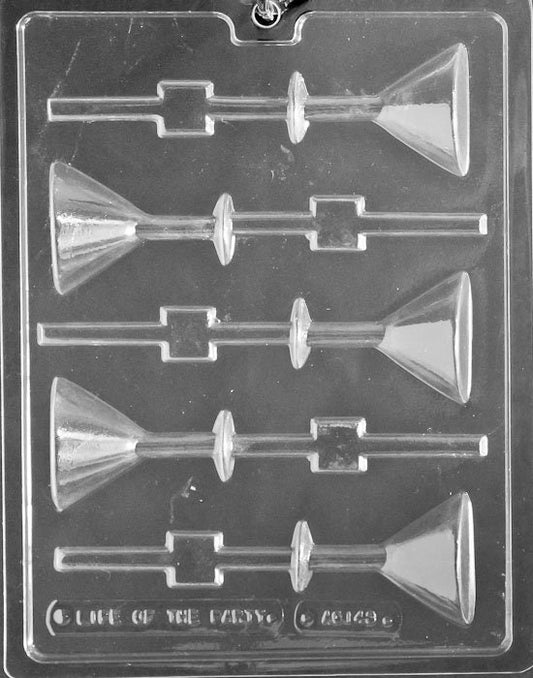 MARTINI GLASS LOLLY Sucker Chocolate Candy Mold - Cocktail Drink