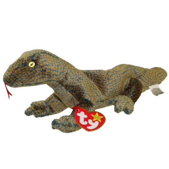 SCALY The Lizard Ty Beanie Baby Retired Beanbag Plush - New with Tags