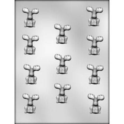 MOOSE Chocolate Candy Mold -- Bite Size Moose Woods Wild Animal Elk Craft Supply