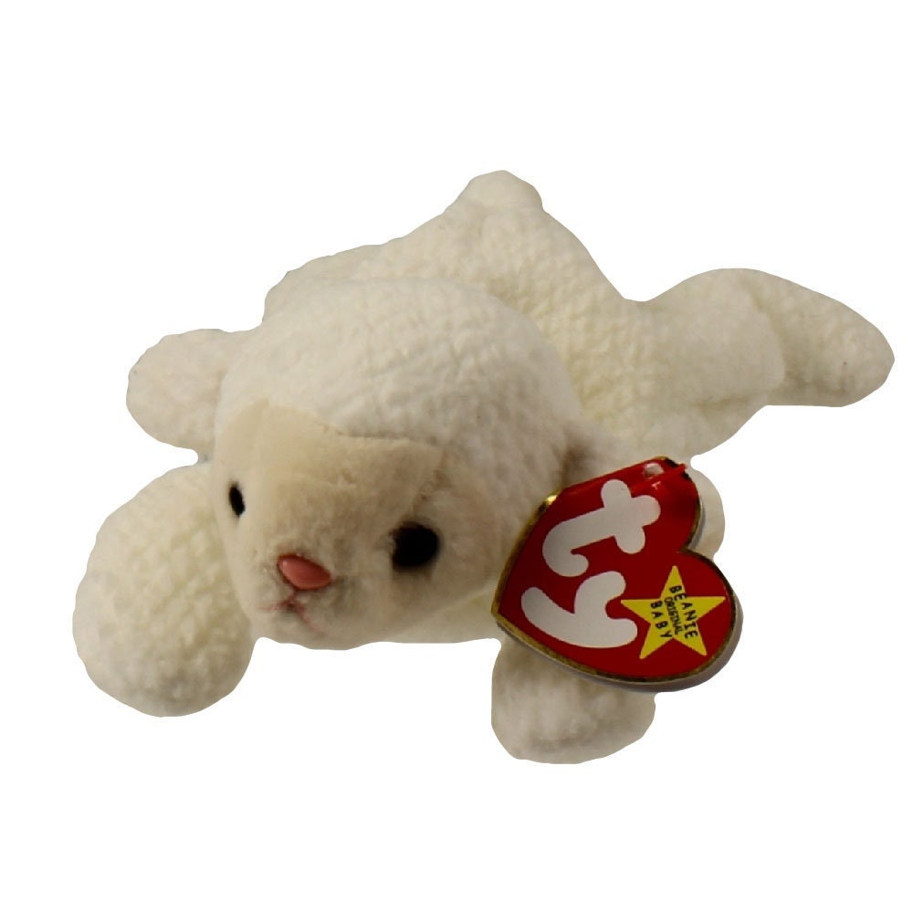 FLEECE The Lamb Ty Beanie Baby Retired Beanbag Plush - New with Tags Vintage 1990s