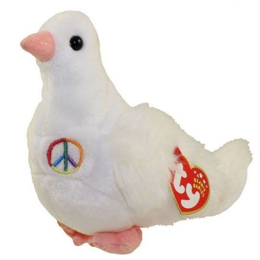 SERENITY The Dove Ty Beanie Baby Retired Beanbag Plush - New with Tags Vintage 1990s