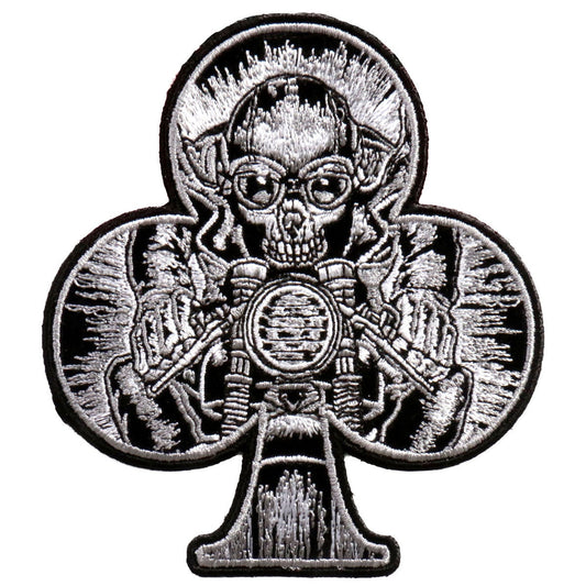 Ace of Spade Cafe Extreme Patch - Biker Motorcycle Embroidered Patch Appliqué Craft Supply