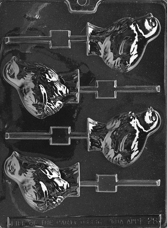 LARGE CHICK LOLLY Sucker Chocolate Candy Mold - Easter Egg Basket Chicken