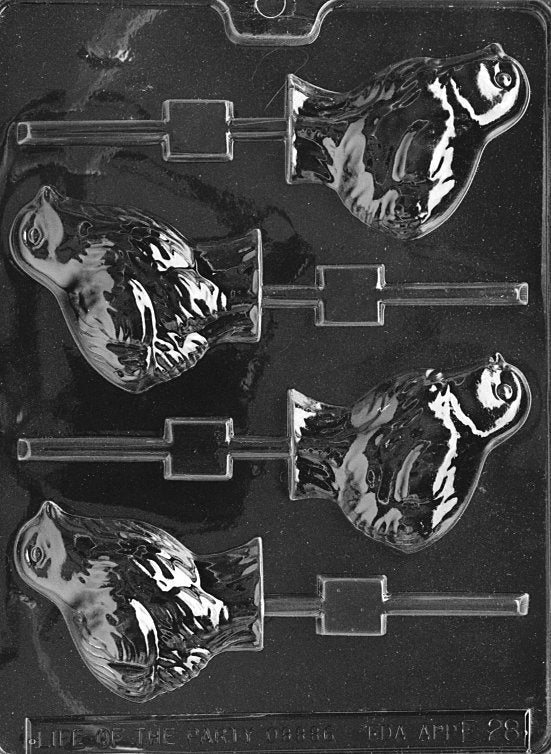 LARGE CHICK LOLLY Sucker Chocolate Candy Mold - Easter Egg Basket Chicken Craft Supply