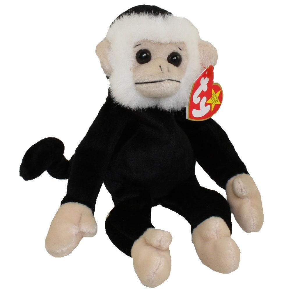 MOOCH the Monkey Ty Beanie Baby Retired Beanbag Plush - New with Tags Vintage 1990s