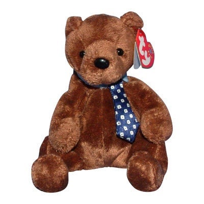 HERO The Bear Ty Beanie Baby Retired Beanbag Plush - New with Tags