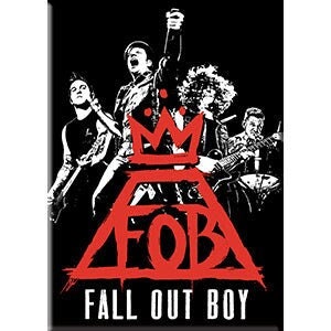 FALL OUT BOY Group Magnet for Refrigerators and Lockers - Rock Band