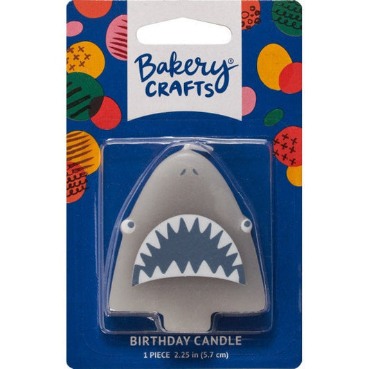 SHARK Birthday Candle - Candles Cupcake Cake Toppers Birthday Party Decoration - Baby Shark Craft Supply