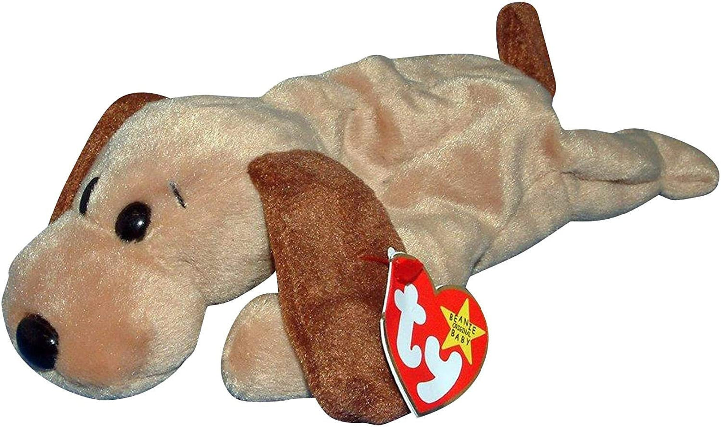 BONES The Dog Ty Beanie Baby Retired Beanbag Plush - New with Tags