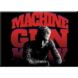 MACHINE GUN KELLY Red Logo Magnet for Refrigerators and Lockers - Mgk Rapper
