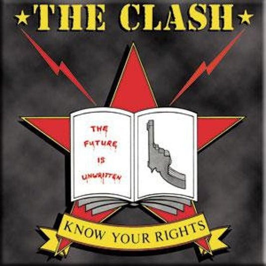 THE CLASH Know Your Rights Magnet for Refrigerators and Lockers - Rock Band Craft Supply