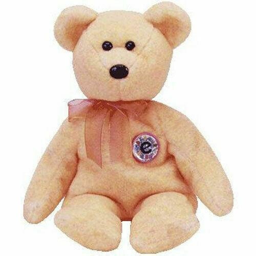 SUNNY The Orange Bear Ty Beanie Baby Retired Beanbag Plush - New with Tags Vintage 1990s