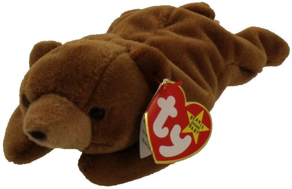 CUBBIE The Bear Ty Beanie Baby Retired Beanbag Plush - New with Tags Vintage 1990s