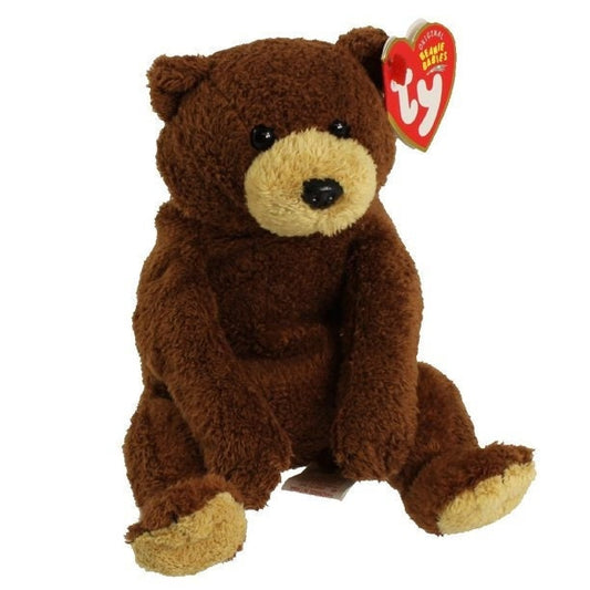 BIXBY the Bear (Blue Version) Ty Beanie Baby Beanbag Plush - New with Tags Vintage Retired