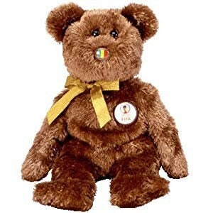 SENEGAL FIFA Champion the World Cup Bear Ty Beanie Baby Beanbag Plush - New with Tags Vintage Retired 06/22/2002