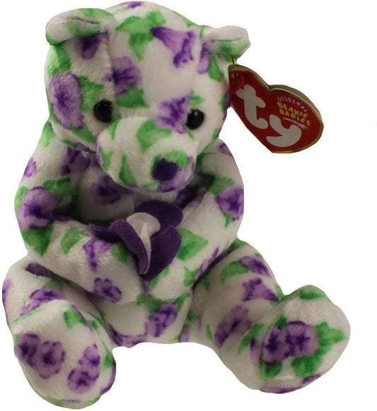 CORSAGE the Bear Ty Beanie Baby Beanbag Plush - New with Tags Vintage Retired 1990s