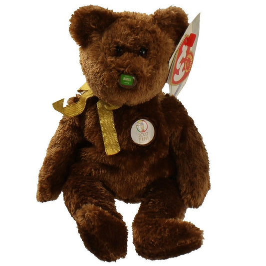 SAUDI ARABIA FIFA Champion the World Cup Bear Ty Beanie Baby Beanbag Plush - New with Tags Vintage Retired 04/04/2002