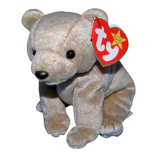 ALMOND the Bear Ty Beanie Baby Beanbag Plush - New with Tags Vintage Retired 12/23/1999