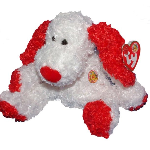 ADONIS the Dog Ty Beanie Baby Beanbag Plush - New with Tags Vintage Retired