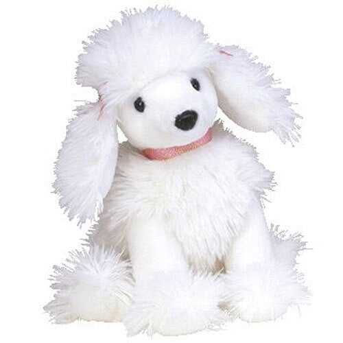 L'AMORE the Poodle Ty Beanie Baby Beanbag Plush - New with Tags Vintage Retired