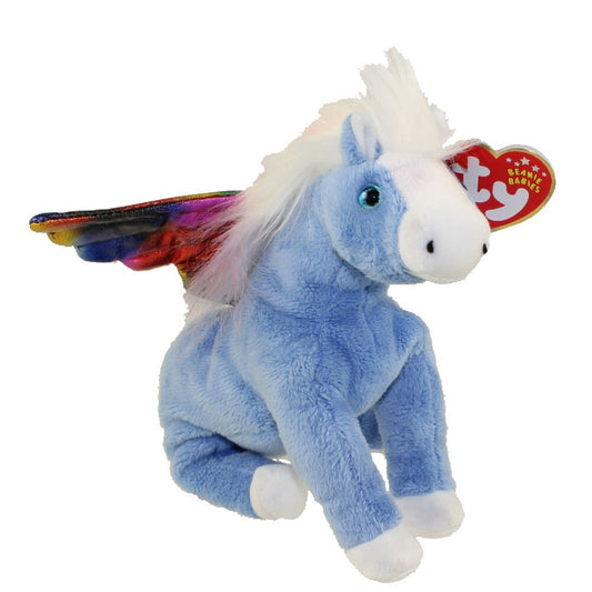PEGASUS the Horse Ty Beanie Baby Beanbag Plush - New with Tags Vintage Retired